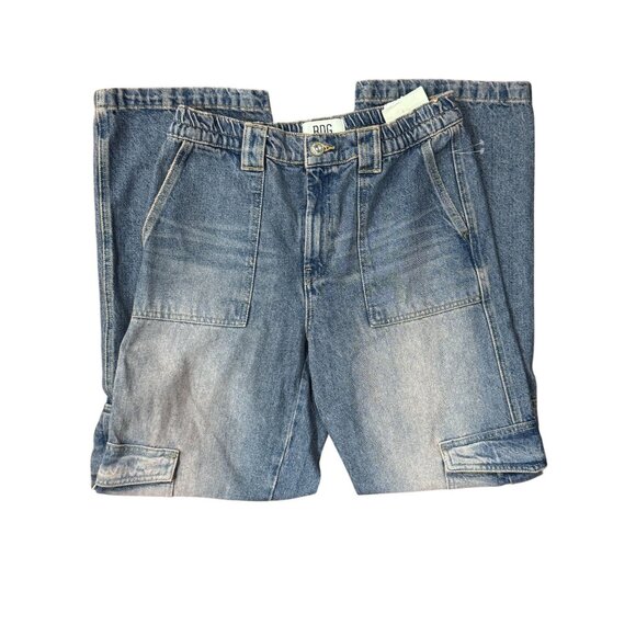 NEW BDG Urban Outfitters Denim Skate Jeans W27 L32 Womens Blue Carpenter Cargo - Picture 5 of 13